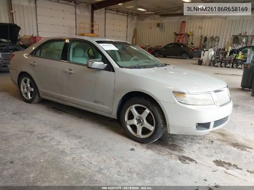 2006 Lincoln Zephyr VIN: 3LNHM26186R658169 Lot: 42287476