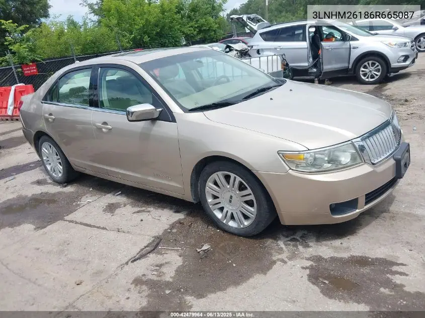 2006 Lincoln Zephyr VIN: 3LNHM26186R665087 Lot: 42479964