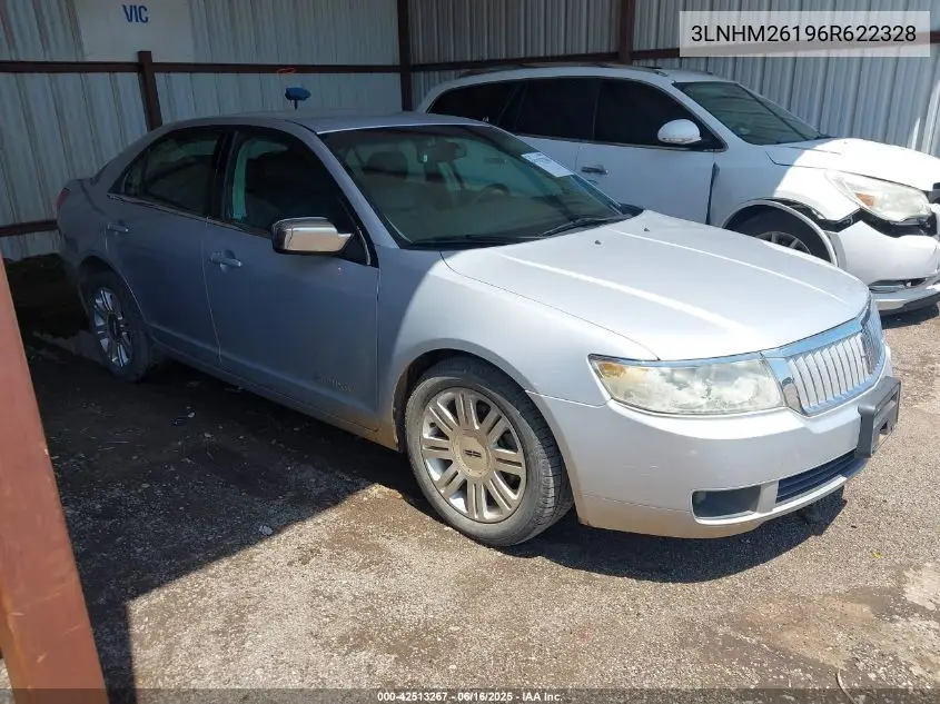 2006 Lincoln Zephyr VIN: 3LNHM26196R622328 Lot: 42513267