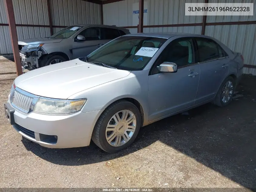 2006 Lincoln Zephyr VIN: 3LNHM26196R622328 Lot: 42513267