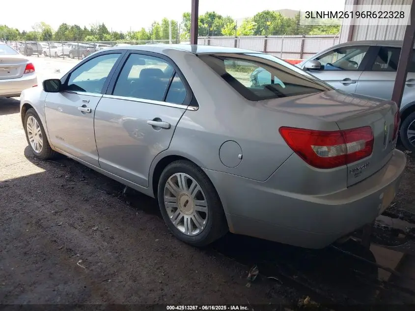 2006 Lincoln Zephyr VIN: 3LNHM26196R622328 Lot: 42513267