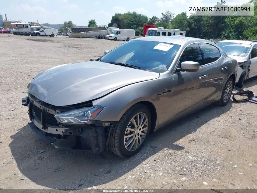2014 Maserati Ghibli S Q4 VIN: ZAM57RTA8E1080994 Lot: 42537819