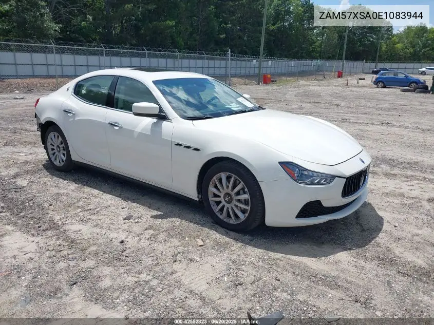 2014 Maserati Ghibli VIN: ZAM57XSA0E1083944 Lot: 42552823
