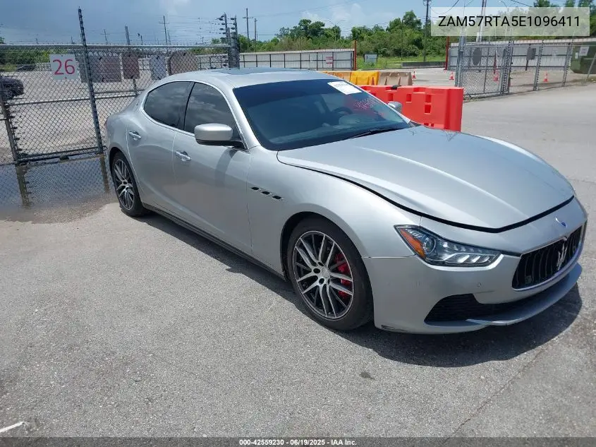2014 Maserati Ghibli S Q4 VIN: ZAM57RTA5E1096411 Lot: 42559230