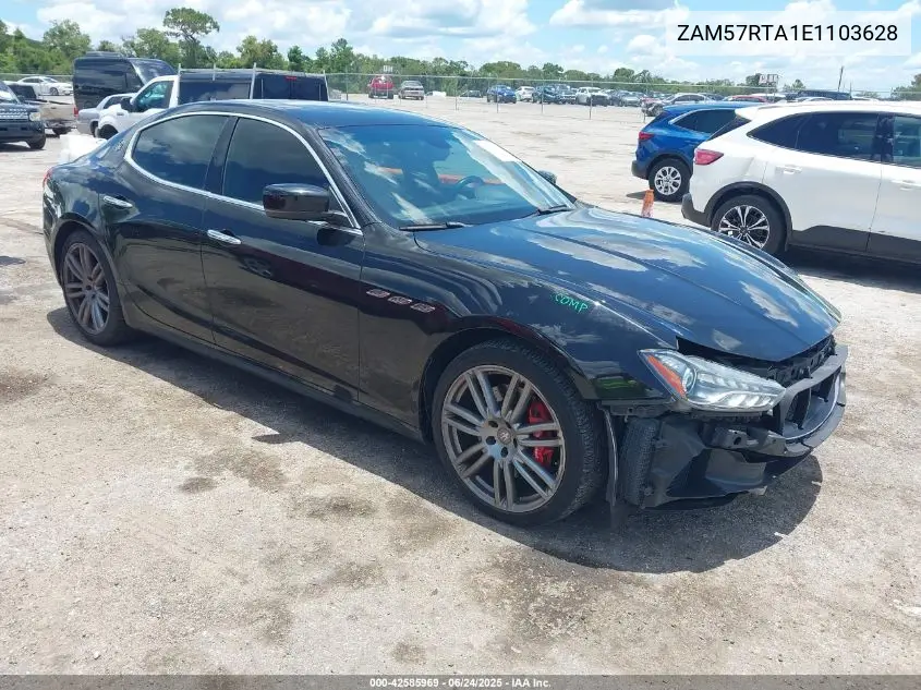 2014 Maserati Ghibli S Q4 VIN: ZAM57RTA1E1103628 Lot: 42585969