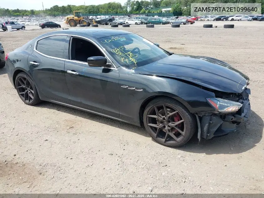 2014 Maserati Ghibli S Q4 VIN: ZAM57RTA2E1099640 Lot: 42601062