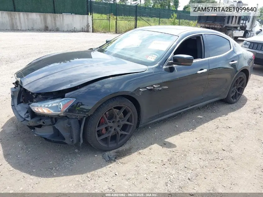 2014 Maserati Ghibli S Q4 VIN: ZAM57RTA2E1099640 Lot: 42601062
