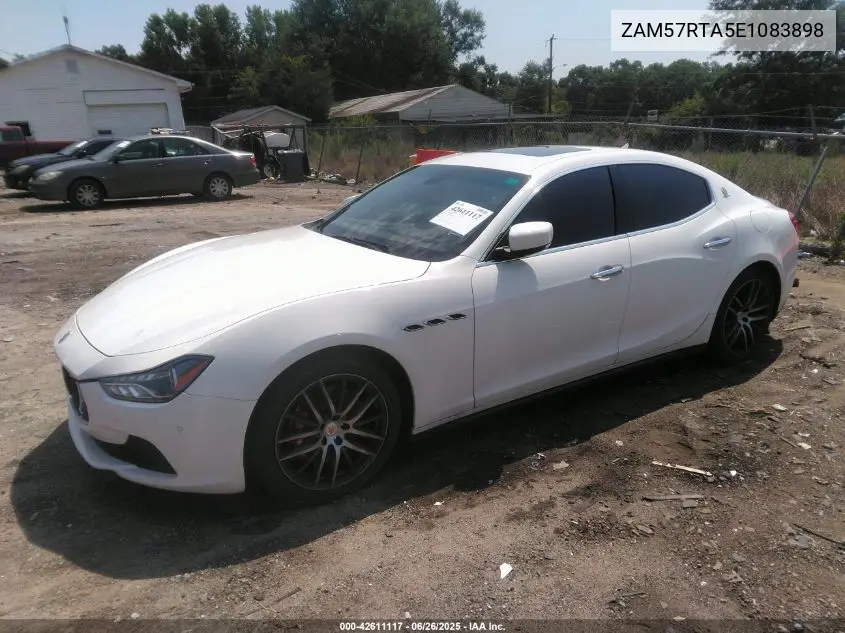 2014 Maserati Ghibli S Q4 VIN: ZAM57RTA5E1083898 Lot: 42611117
