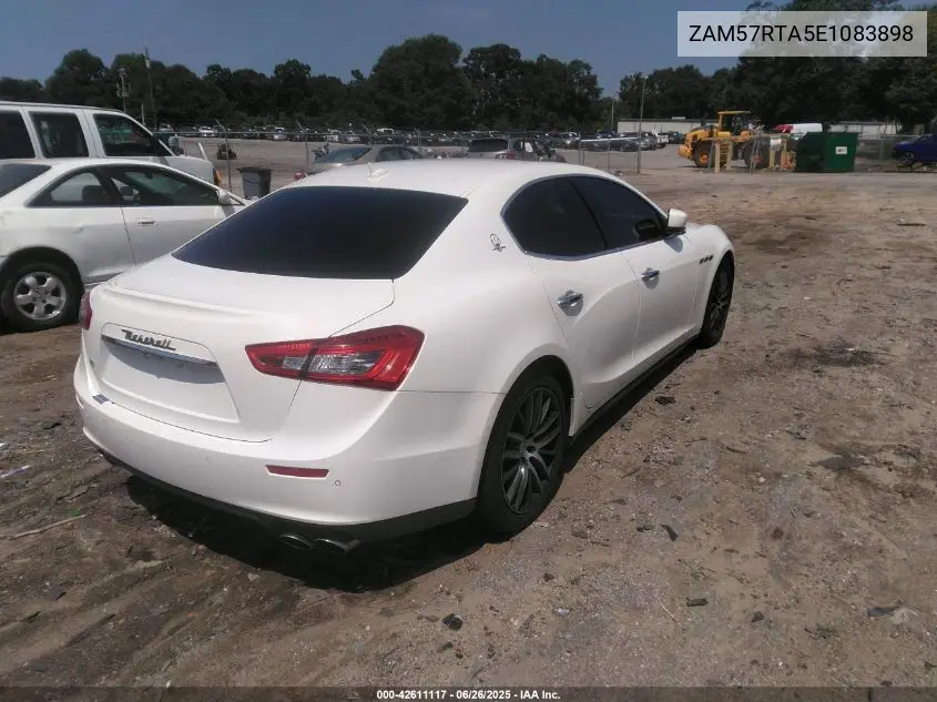 2014 Maserati Ghibli S Q4 VIN: ZAM57RTA5E1083898 Lot: 42611117