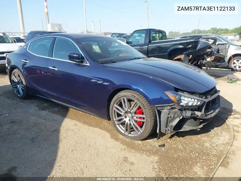 2014 Maserati Ghibli S Q4 VIN: ZAM57RTA3E1122133 Lot: 42622718
