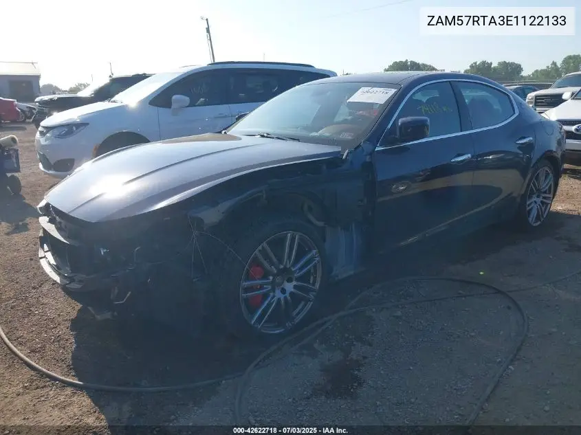 2014 Maserati Ghibli S Q4 VIN: ZAM57RTA3E1122133 Lot: 42622718