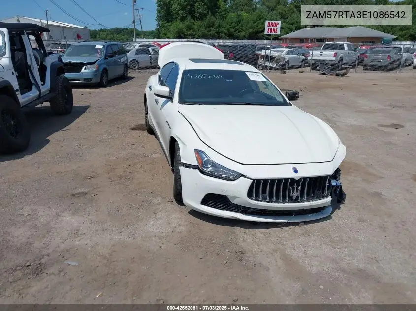 2014 Maserati Ghibli S Q4 VIN: ZAM57RTA3E1086542 Lot: 42652081