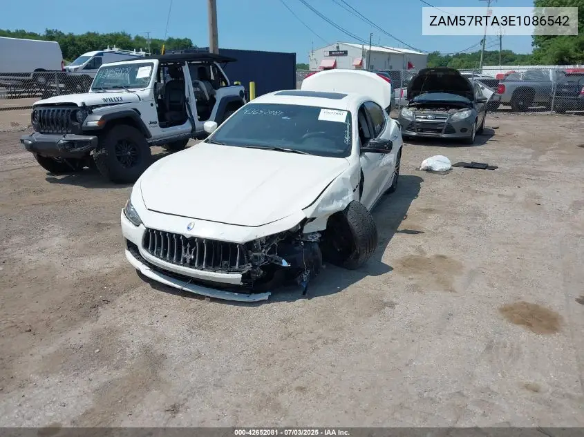2014 Maserati Ghibli S Q4 VIN: ZAM57RTA3E1086542 Lot: 42652081