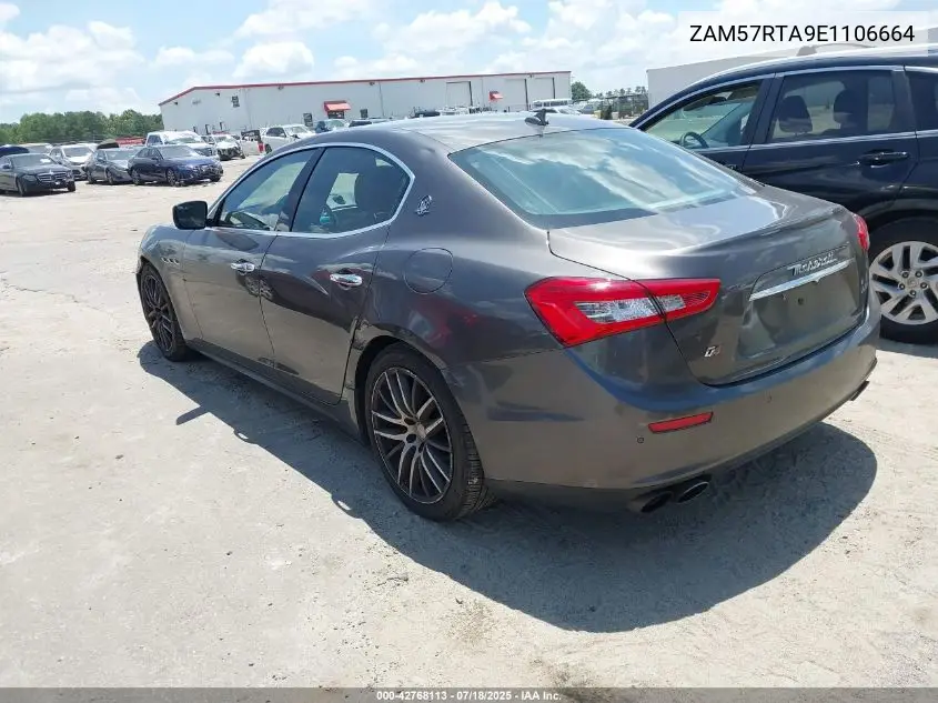 2014 Maserati Ghibli S Q4 VIN: ZAM57RTA9E1106664 Lot: 42768113