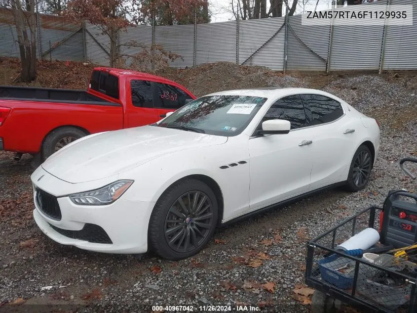 2015 Maserati Ghibli S Q4 VIN: ZAM57RTA6F1129935 Lot: 40967042