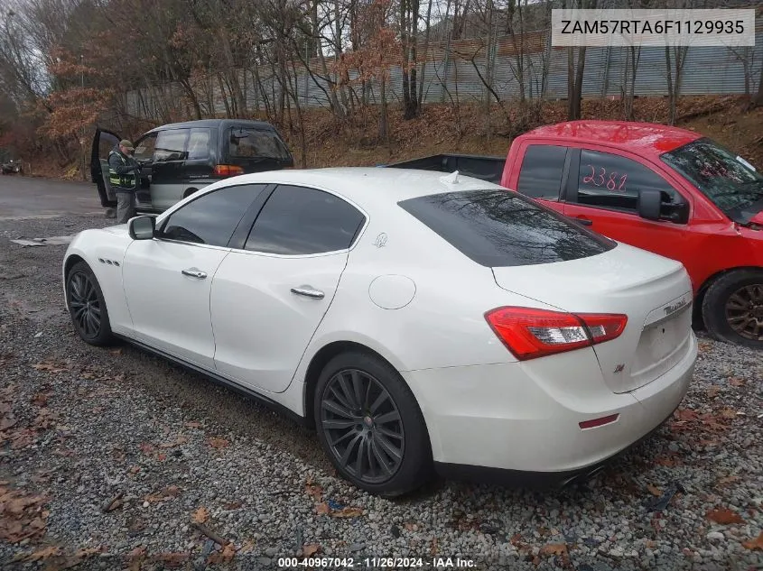 2015 Maserati Ghibli S Q4 VIN: ZAM57RTA6F1129935 Lot: 40967042