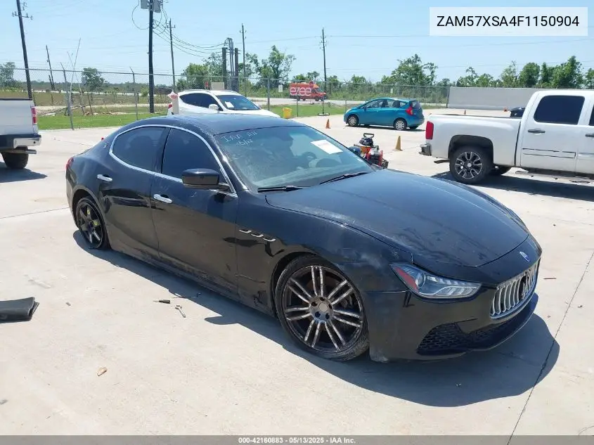 2015 Maserati Ghibli VIN: ZAM57XSA4F1150904 Lot: 42160883