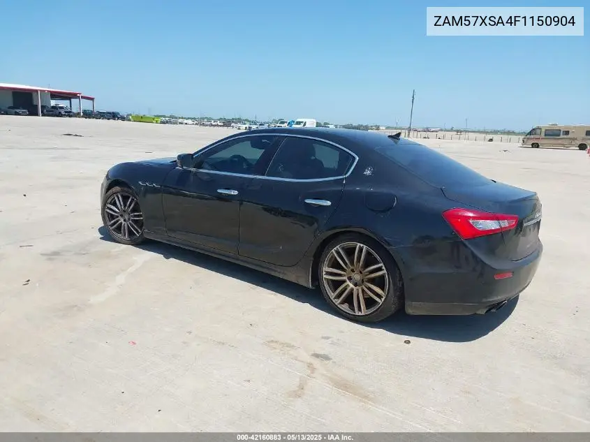 2015 Maserati Ghibli VIN: ZAM57XSA4F1150904 Lot: 42160883