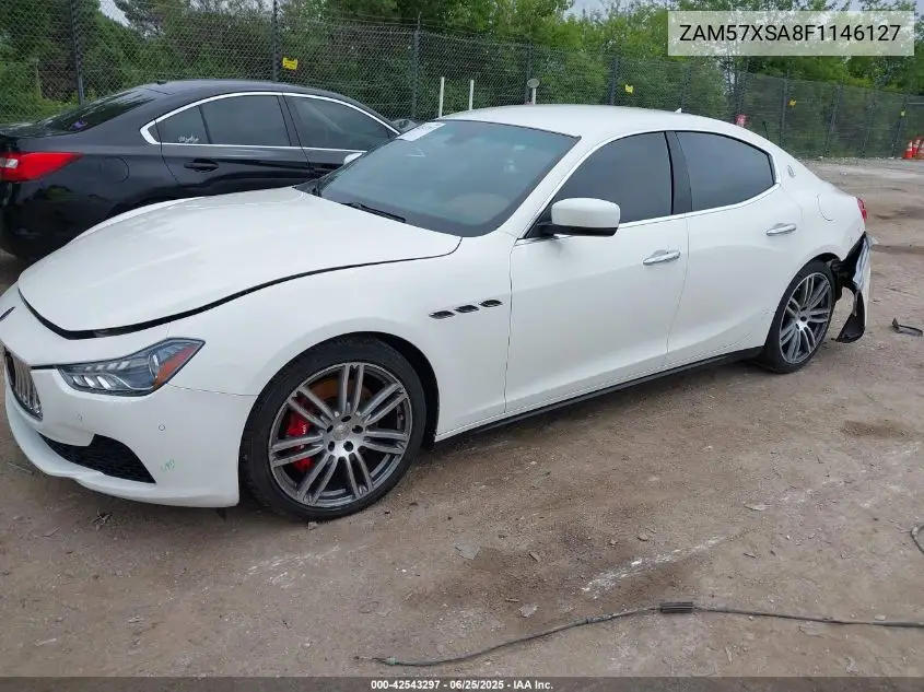 2015 Maserati Ghibli VIN: ZAM57XSA8F1146127 Lot: 42543297