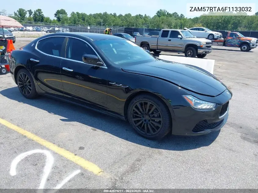 2015 Maserati Ghibli S Q4 VIN: ZAM57RTA6F1133032 Lot: 42579211