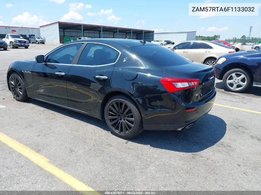 2015 Maserati Ghibli S Q4 VIN: ZAM57RTA6F1133032 Lot: 42579211