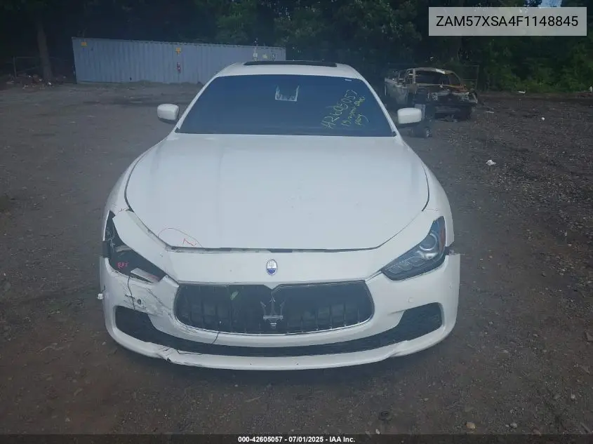 2015 Maserati Ghibli VIN: ZAM57XSA4F1148845 Lot: 42605057