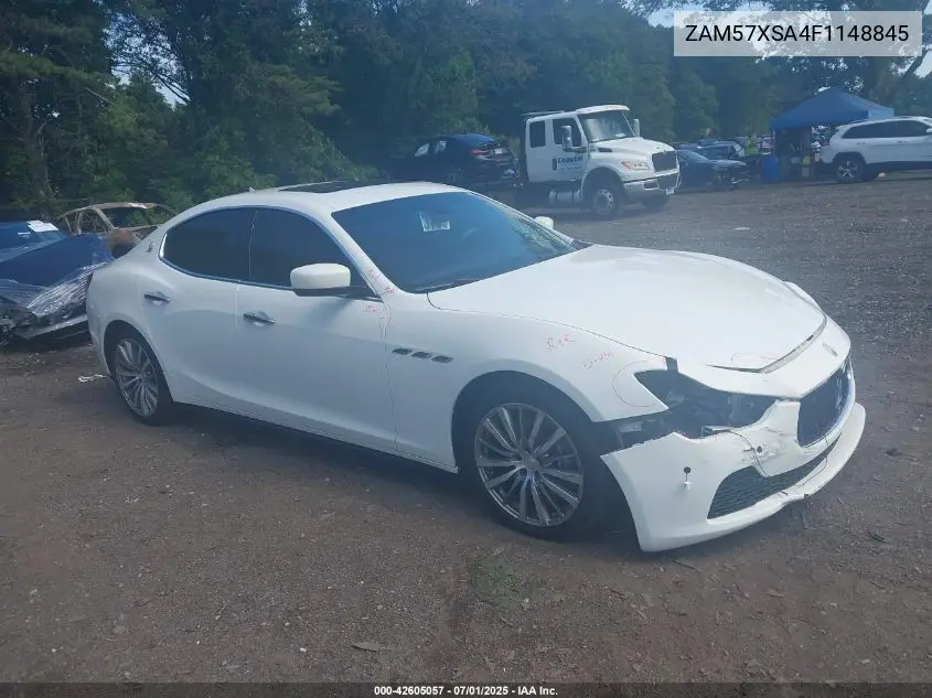 2015 Maserati Ghibli VIN: ZAM57XSA4F1148845 Lot: 42605057