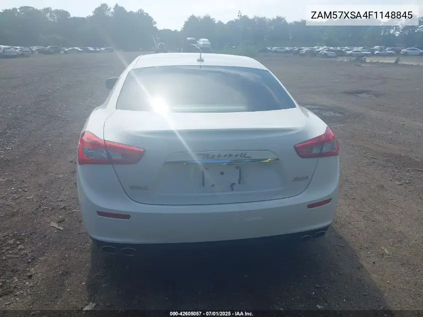 2015 Maserati Ghibli VIN: ZAM57XSA4F1148845 Lot: 42605057
