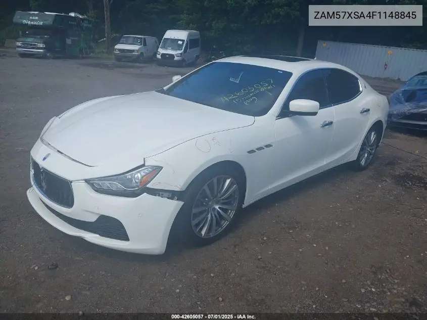 2015 Maserati Ghibli VIN: ZAM57XSA4F1148845 Lot: 42605057