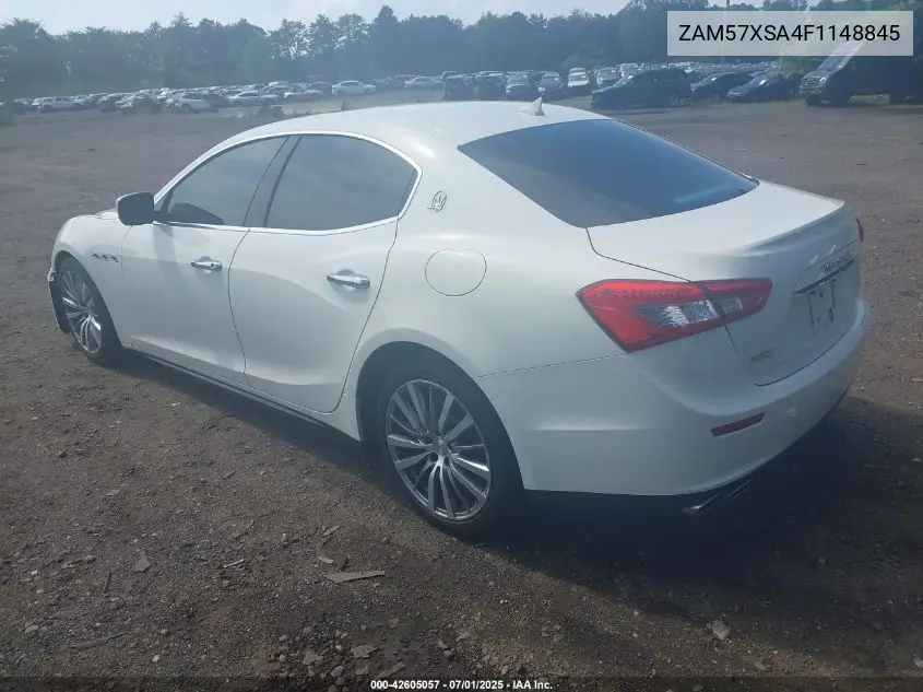 2015 Maserati Ghibli VIN: ZAM57XSA4F1148845 Lot: 42605057