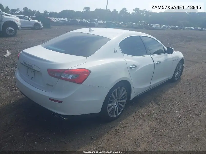 2015 Maserati Ghibli VIN: ZAM57XSA4F1148845 Lot: 42605057