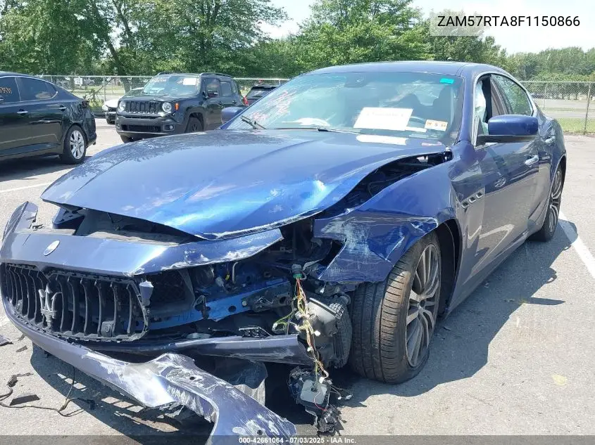 2015 Maserati Ghibli S Q4 VIN: ZAM57RTA8F1150866 Lot: 42661064