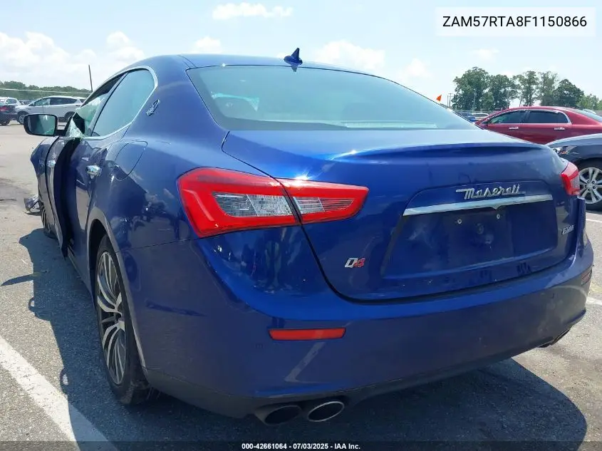 2015 Maserati Ghibli S Q4 VIN: ZAM57RTA8F1150866 Lot: 42661064