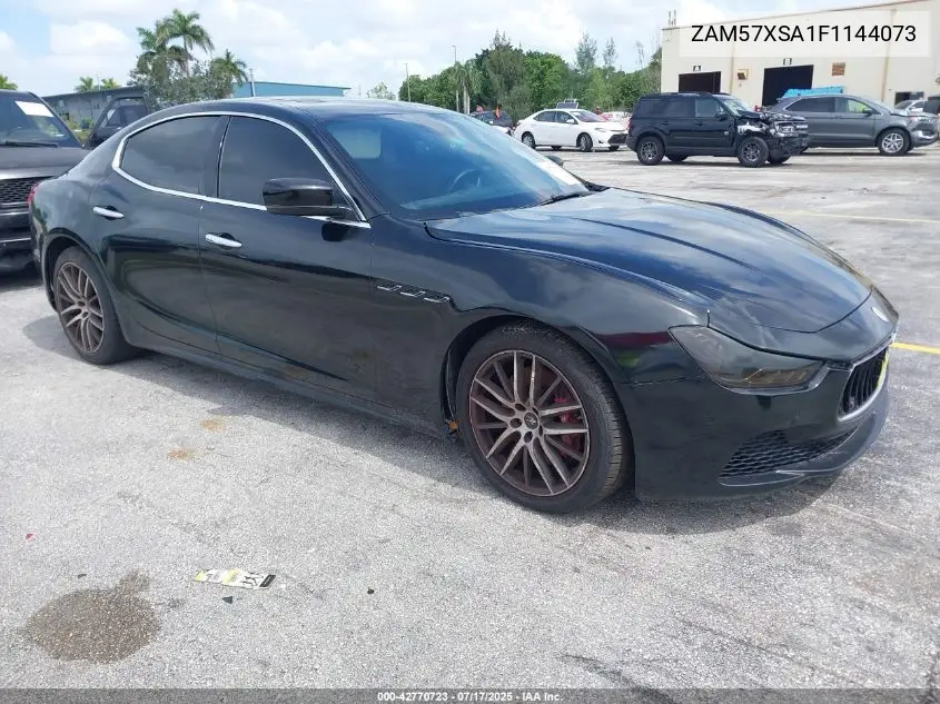 2015 Maserati Ghibli VIN: ZAM57XSA1F1144073 Lot: 42770723
