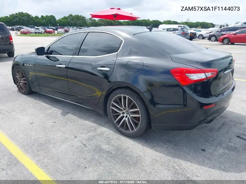 2015 Maserati Ghibli VIN: ZAM57XSA1F1144073 Lot: 42770723