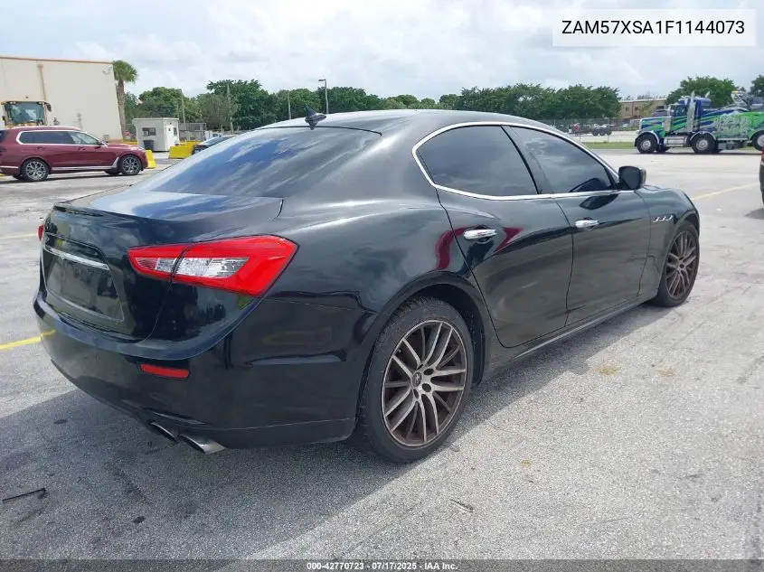2015 Maserati Ghibli VIN: ZAM57XSA1F1144073 Lot: 42770723