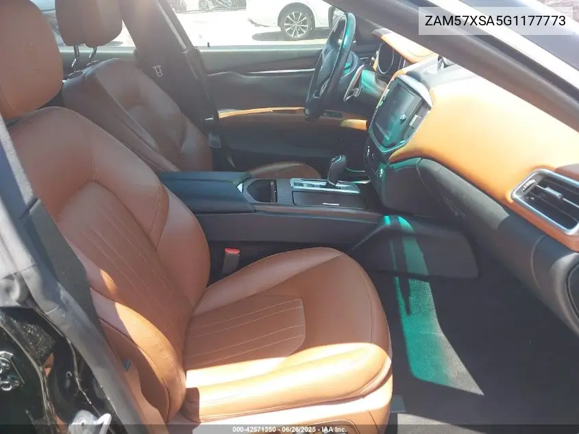 2016 Maserati Ghibli VIN: ZAM57XSA5G1177773 Lot: 42571350