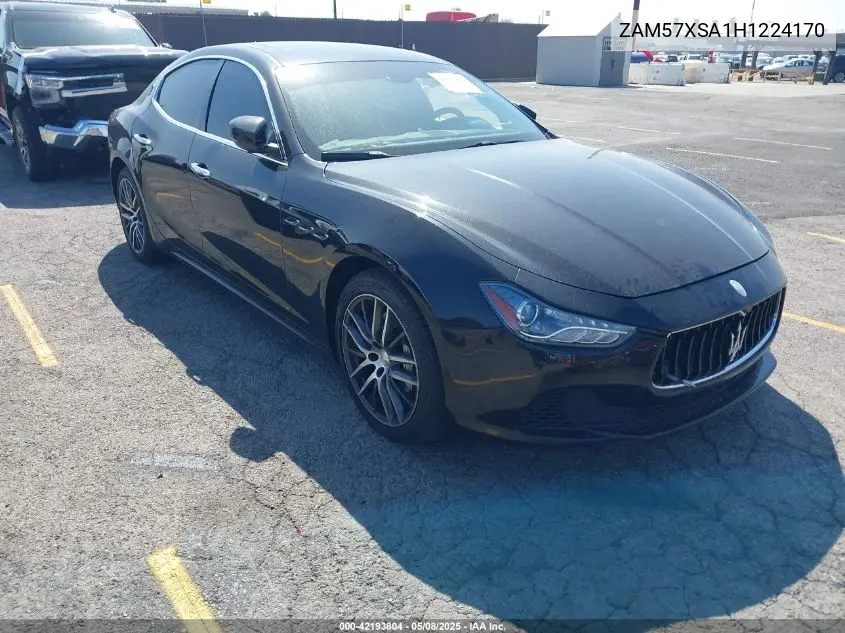 2017 Maserati Ghibli VIN: ZAM57XSA1H1224170 Lot: 42193804