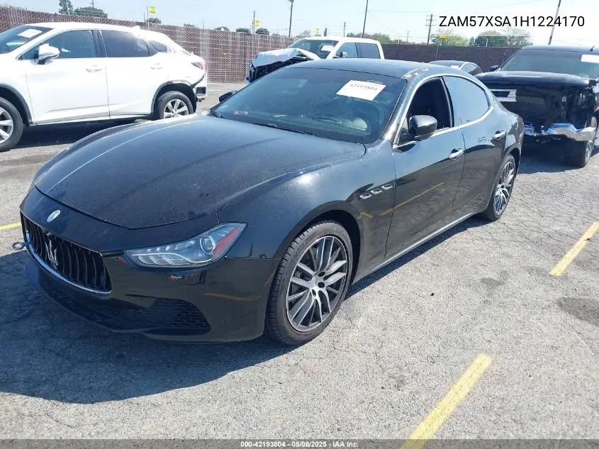 2017 Maserati Ghibli VIN: ZAM57XSA1H1224170 Lot: 42193804