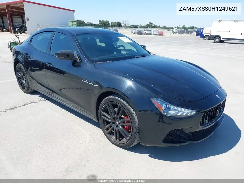 2017 Maserati Ghibli VIN: ZAM57XSS0H1249621 Lot: 42619976