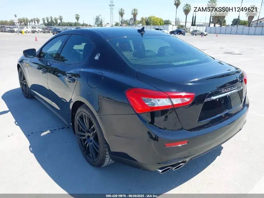 2017 Maserati Ghibli VIN: ZAM57XSS0H1249621 Lot: 42619976