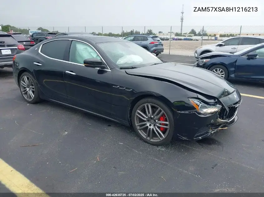 2017 Maserati Ghibli VIN: ZAM57XSA8H1216213 Lot: 42635725