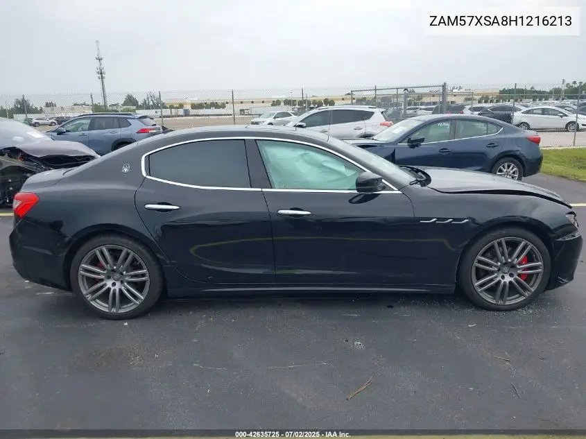 2017 Maserati Ghibli VIN: ZAM57XSA8H1216213 Lot: 42635725