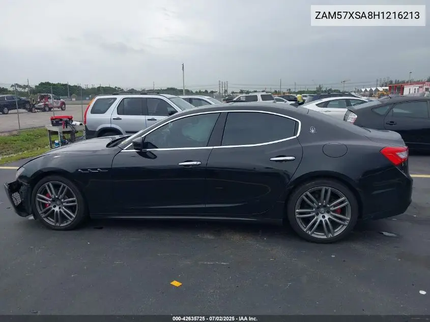 2017 Maserati Ghibli VIN: ZAM57XSA8H1216213 Lot: 42635725