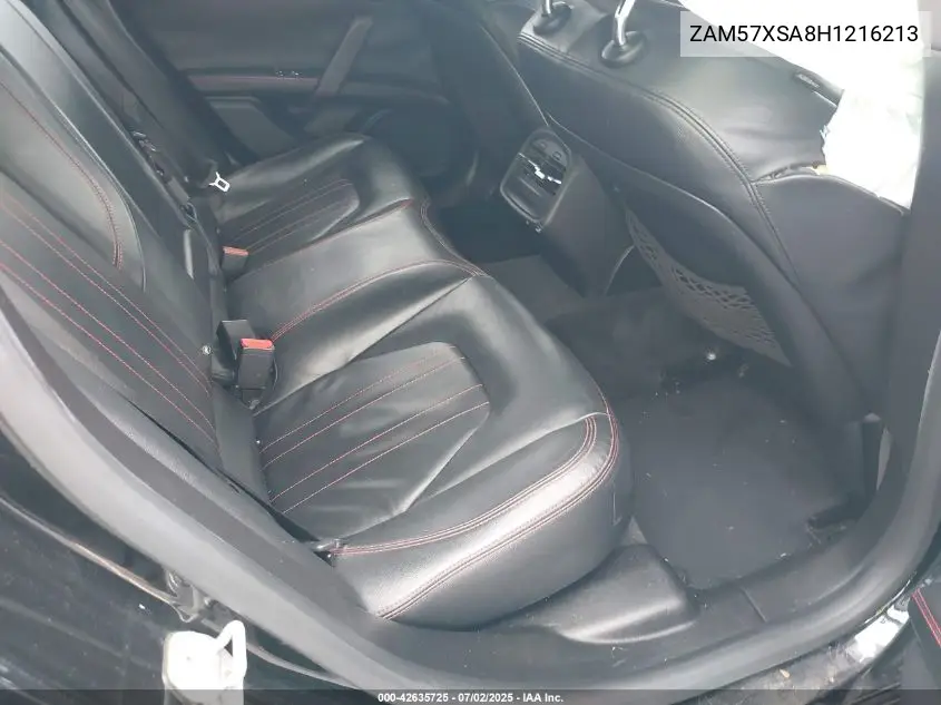 2017 Maserati Ghibli VIN: ZAM57XSA8H1216213 Lot: 42635725
