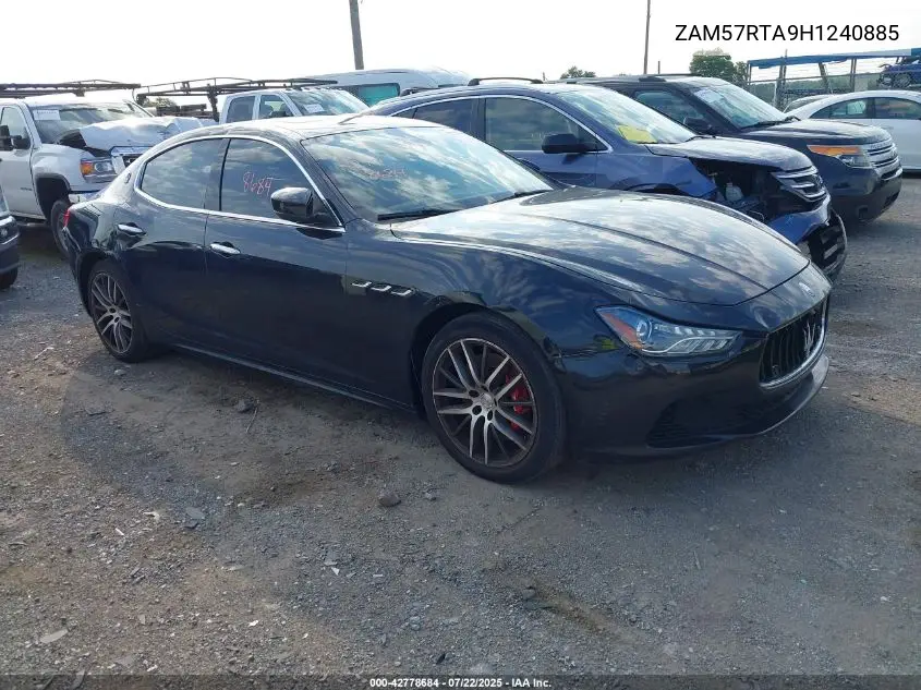 2017 Maserati Ghibli S Q4 VIN: ZAM57RTA9H1240885 Lot: 42778684