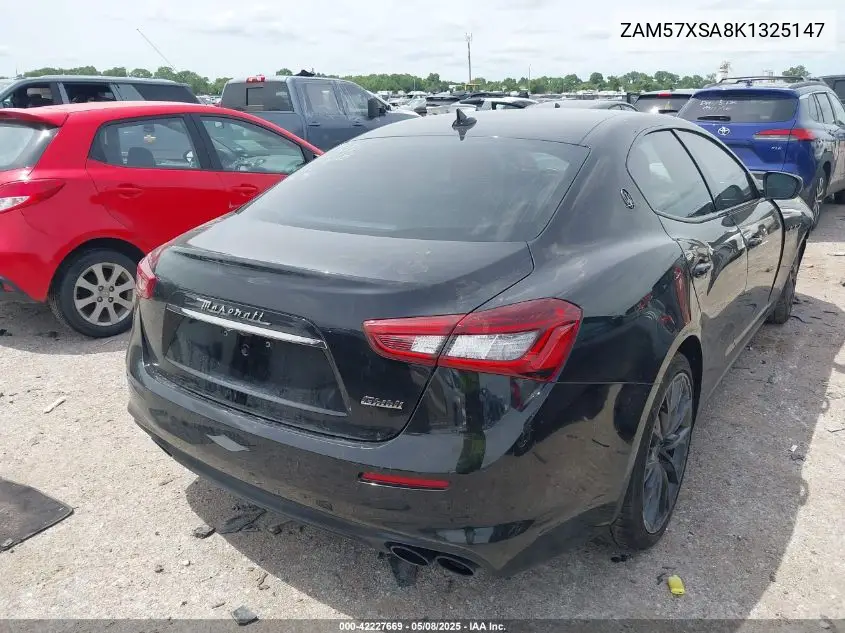 2019 Maserati Ghibli VIN: ZAM57XSA8K1325147 Lot: 42227669