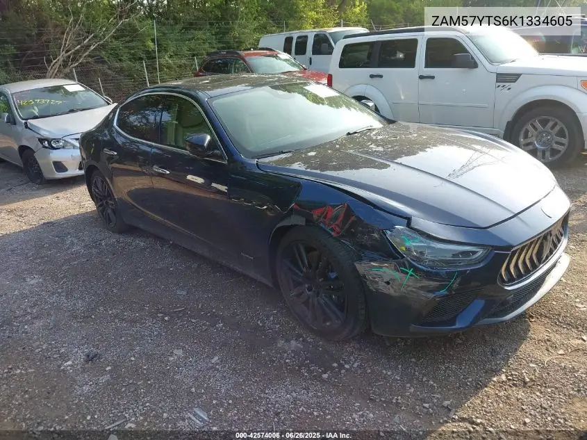 2019 Maserati Ghibli S Q4 Gransport VIN: ZAM57YTS6K1334605 Lot: 42574006