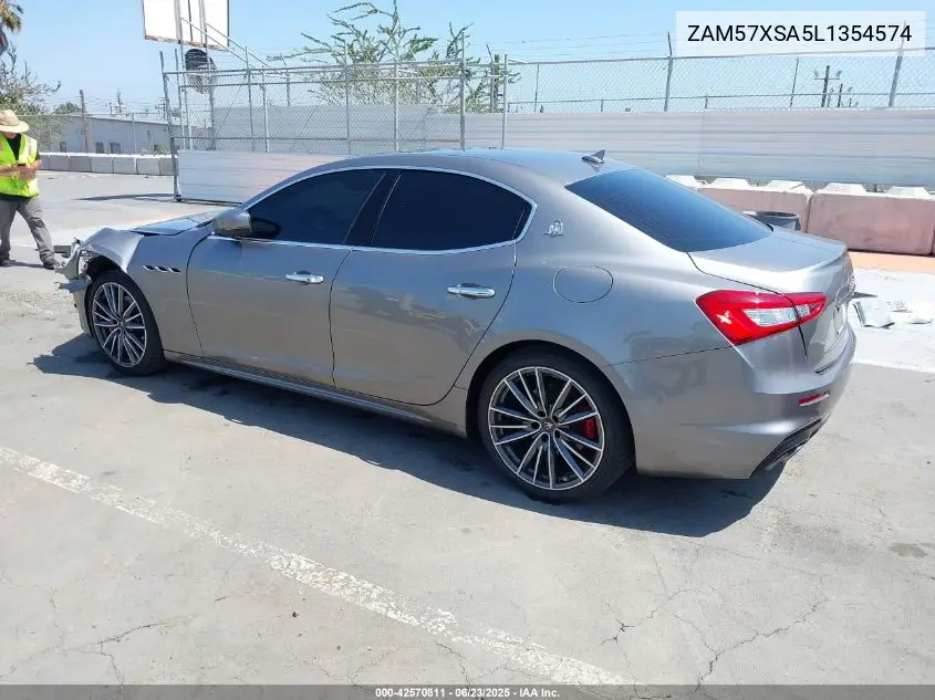 2020 Maserati Ghibli VIN: ZAM57XSA5L1354574 Lot: 42570811
