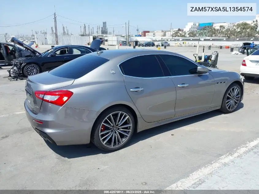 2020 Maserati Ghibli VIN: ZAM57XSA5L1354574 Lot: 42570811
